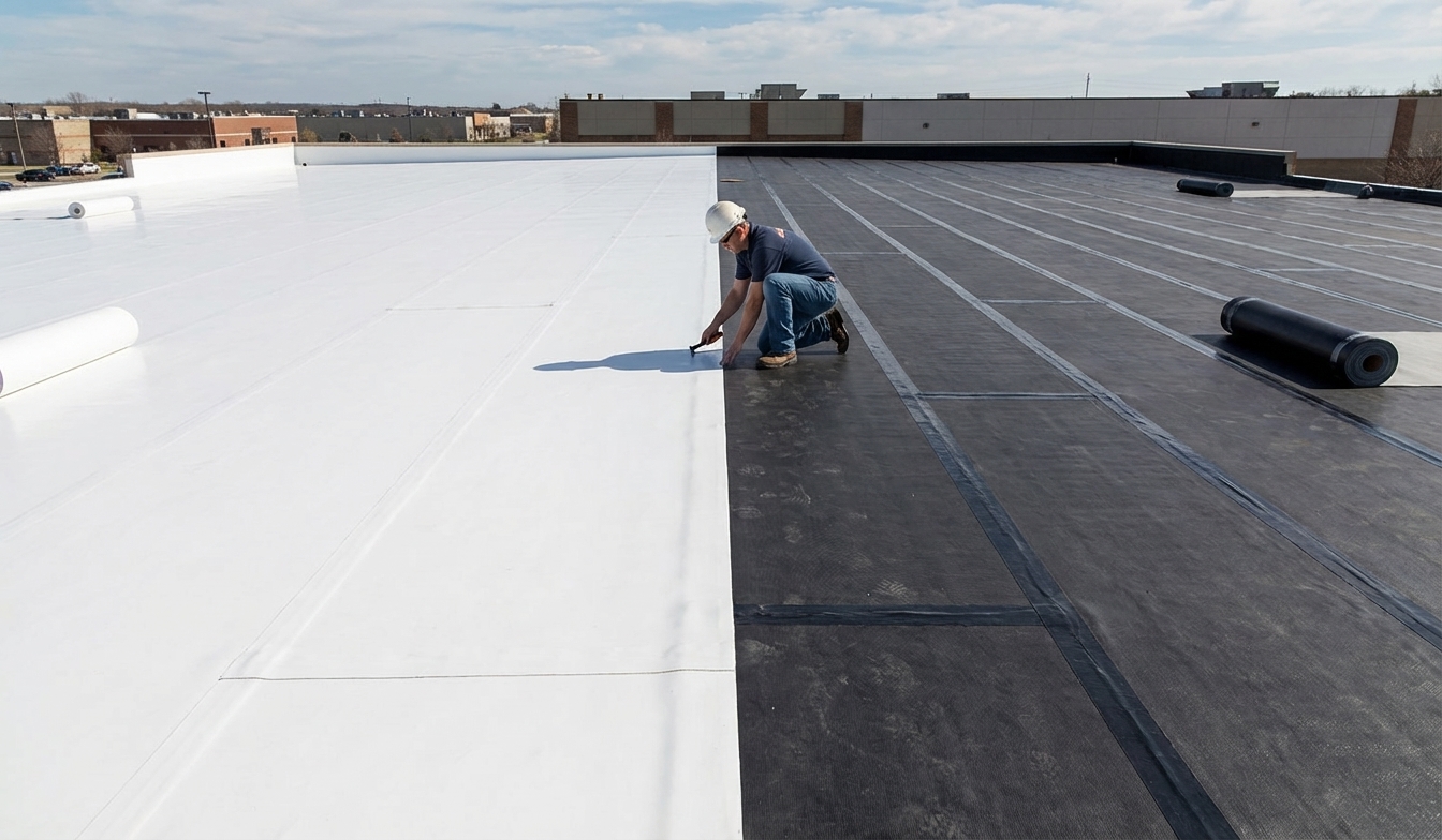 Comparativa TPO vs EPDM en impermeabilización