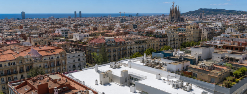 cubiertas-tpo-en-barcelona-clima-mediterraneo-skyline